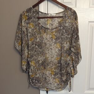 Flowy Floral Print Women's Top - Fairycore